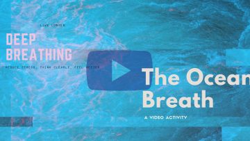 The Ocean Breath pink text